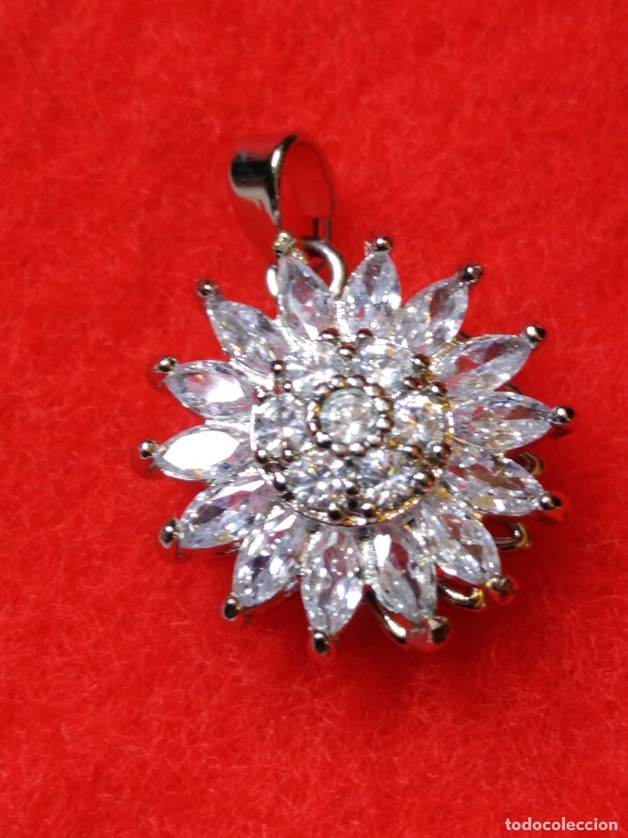 Joyeria: COLGANTE DE CIRCONIO Y ORO BLANCO (SIN USAR) - Foto 3