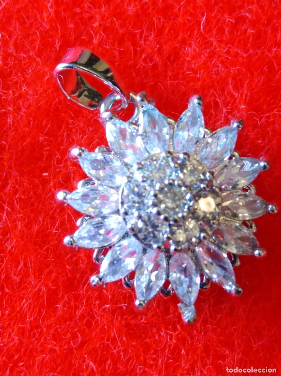 Joyeria: COLGANTE DE CIRCONIO Y ORO BLANCO (SIN USAR) - Foto 7