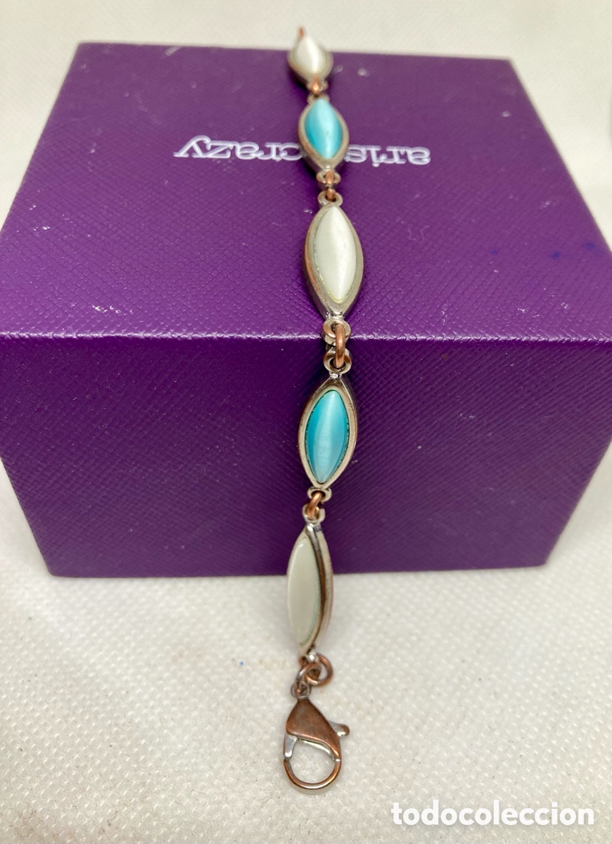 Joyeria: PULSERA PIEDRAS NATURALES SOBRE LAT&Oacute;N - Foto 3