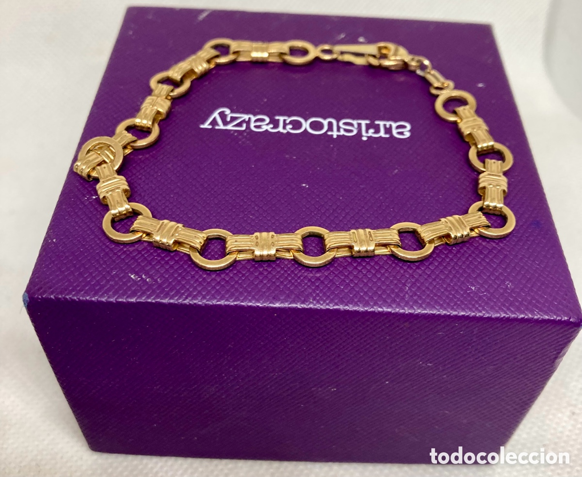 Joyeria: PULSERA BA&Ntilde;O DE ORO largo 19 cm - Foto 3