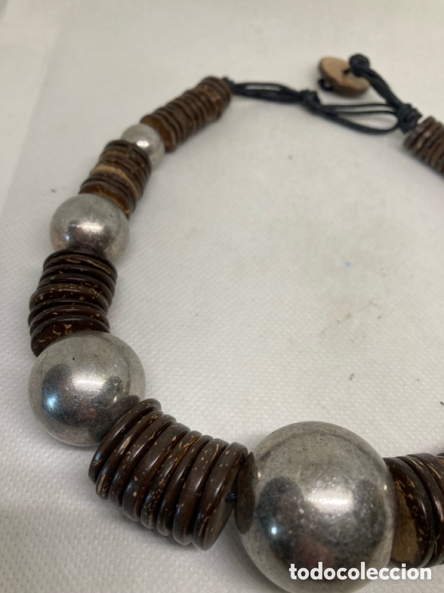 Joyeria: COLLAR DE MADERA VINTAGE - Foto 3