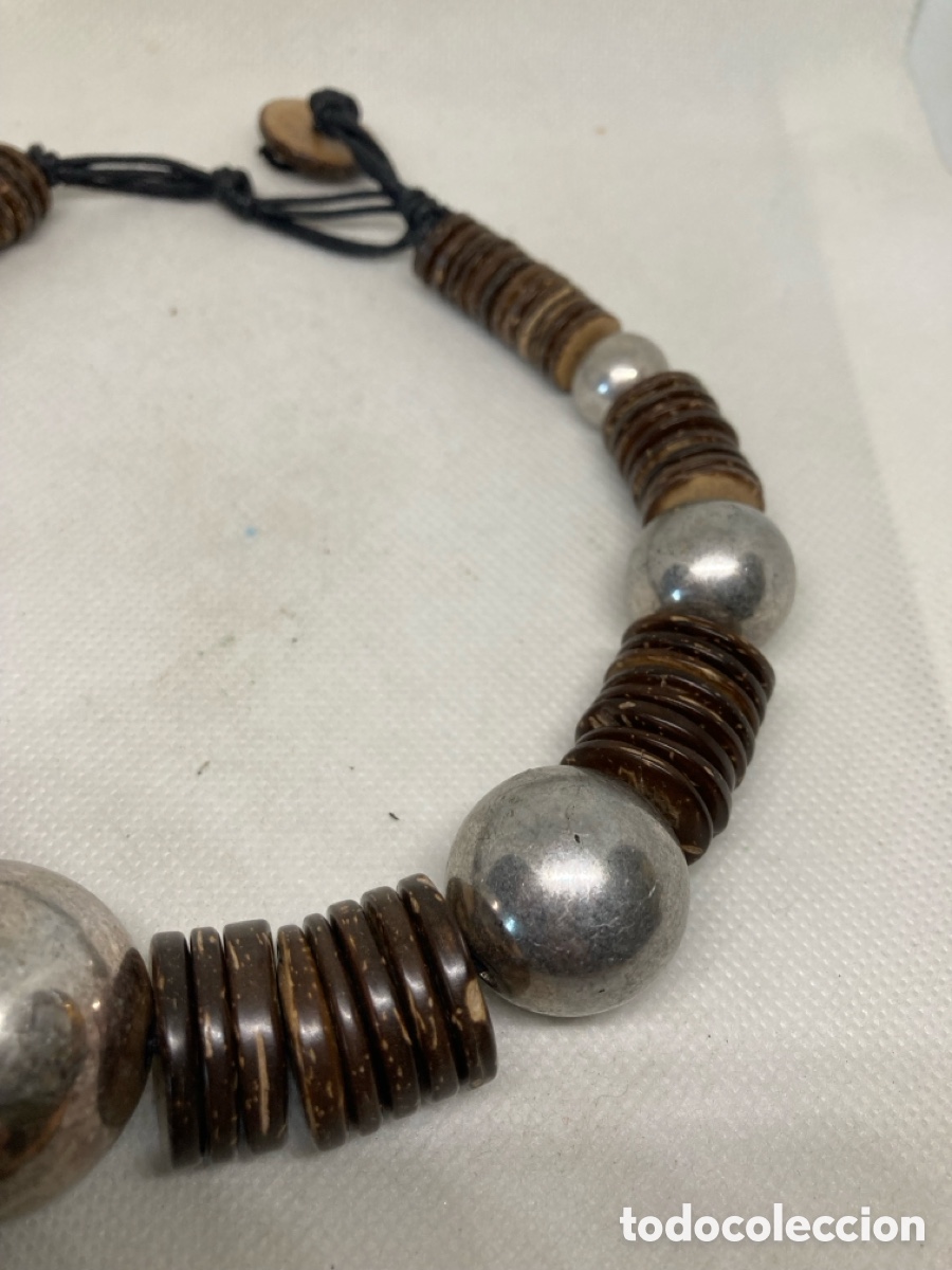 Joyeria: COLLAR DE MADERA VINTAGE - Foto 4