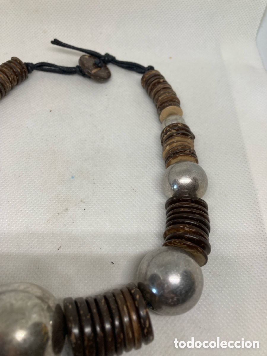 Joyeria: COLLAR DE MADERA VINTAGE - Foto 3