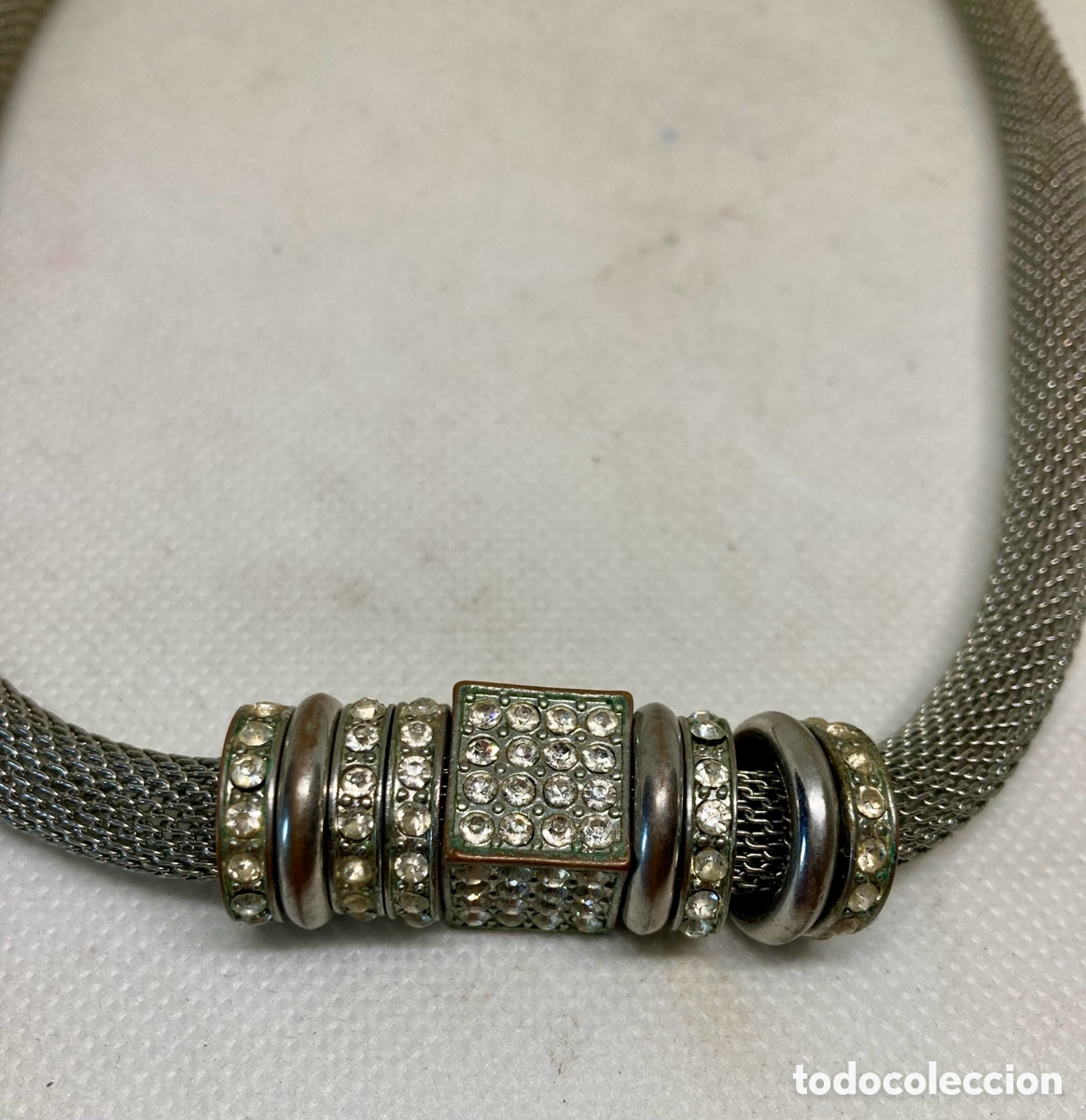 Joyeria: COLLAR METALICO CON PIEDRAS IM&Aacute;N NUEVO - Foto 2