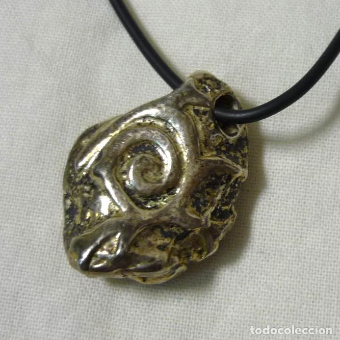 Joyeria: Colgante pepita de plata maciza - Foto 1