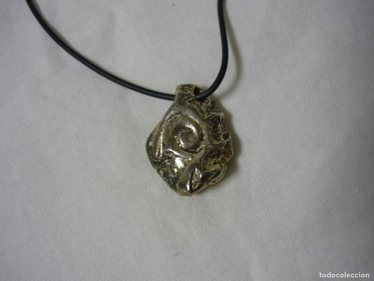 Joyeria: Colgante pepita de plata maciza - Foto 2