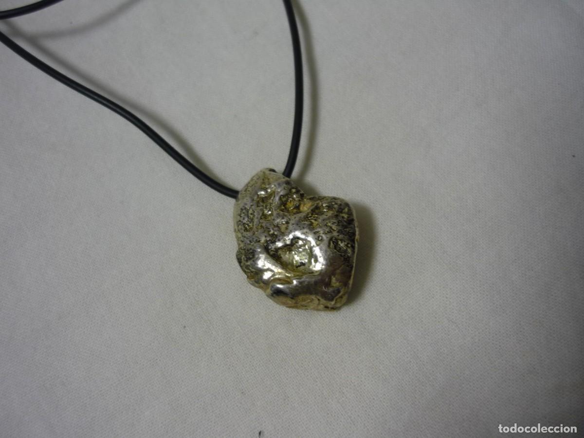 Joyeria: Colgante pepita de plata maciza - Foto 6