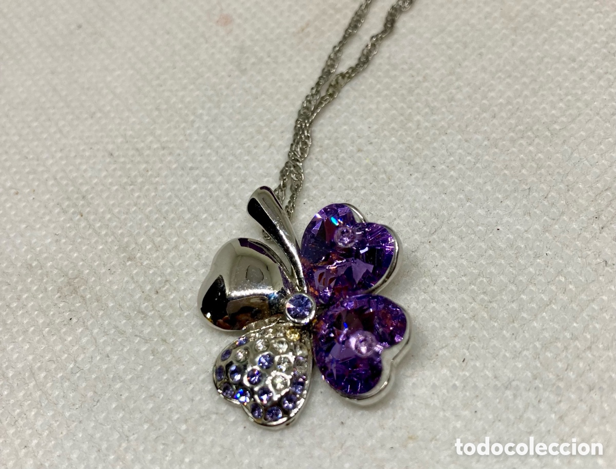 Joyeria: COLLAR CON PIEDRAS CON CADENA PLATEADA , NUEVO - Foto 4