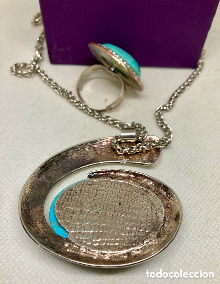 Joyeria: COLLAR Y ANILLO ( piedra natural ) SIN USO - Foto 4