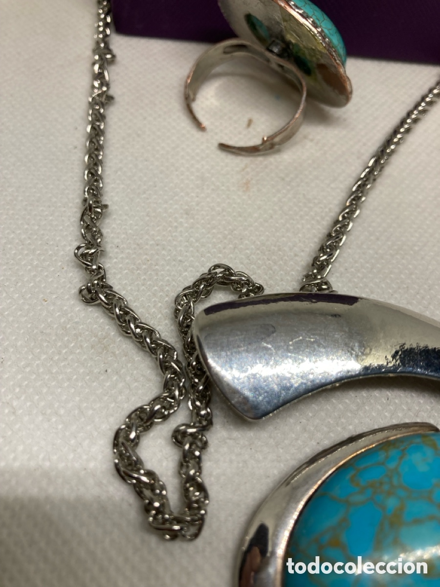 Joyeria: COLLAR Y ANILLO ( piedra natural ) SIN USO - Foto 5