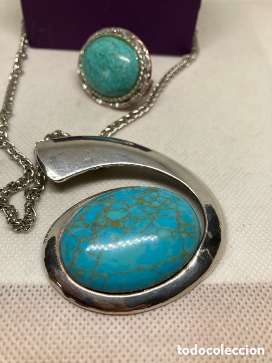 Joyeria: COLLAR Y ANILLO ( piedra natural ) SIN USO - Foto 7