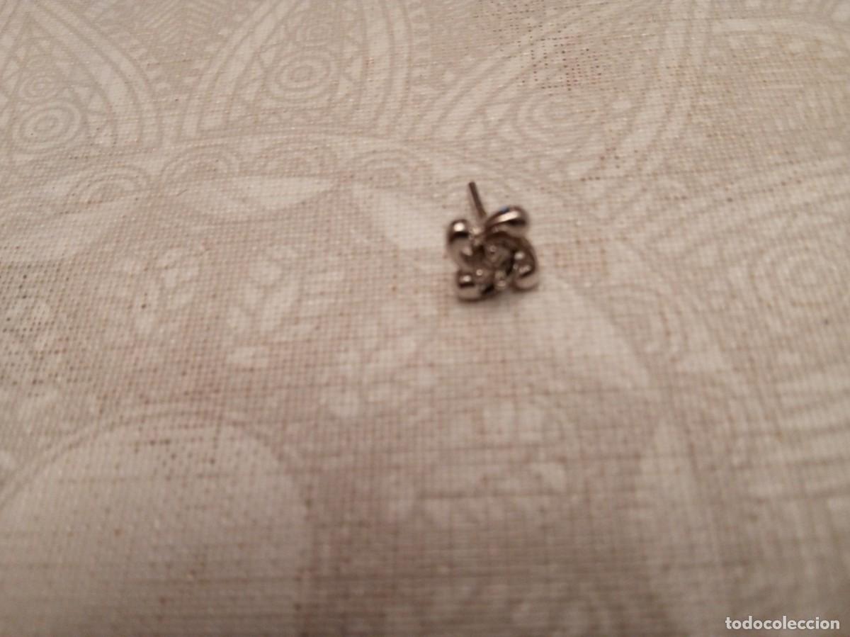 Joyeria: Pendiente de plata Rodinada - Foto 1
