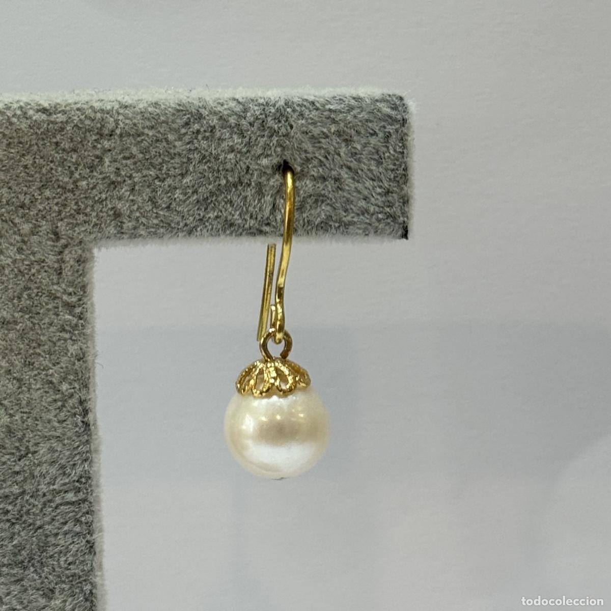 Joyeria: Pendientes oro con perla - Foto 8