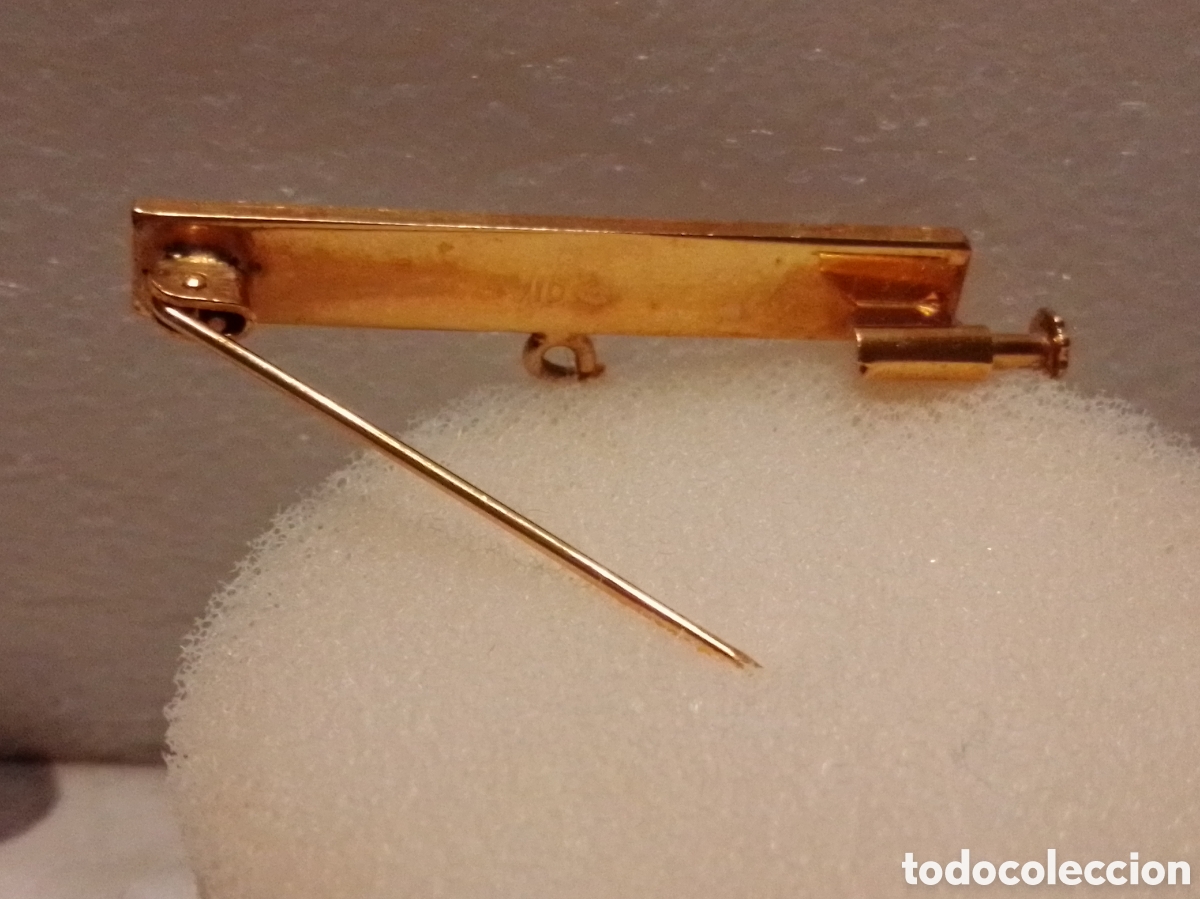 Joyeria: AGUJA MEDALLA (CHAPADO ORO-VID) - Foto 3