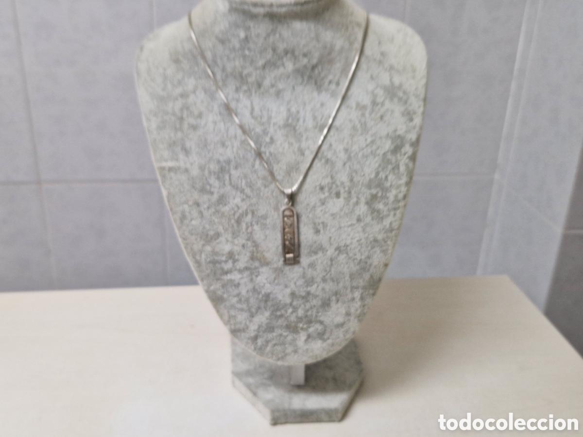 Joyeria: CADENA Y COLGANTE EN PLATA DE LEY EGIPTO - Foto 3