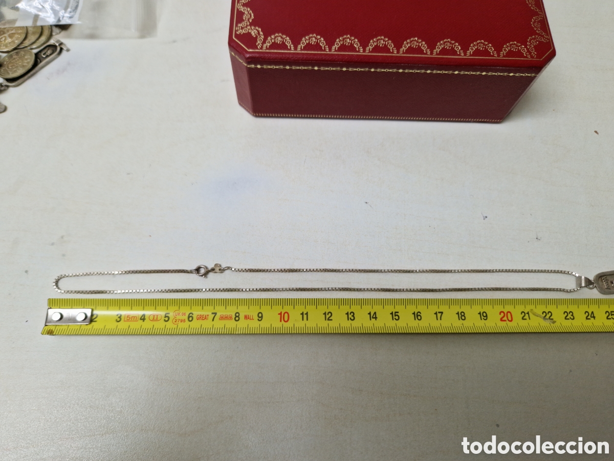 Joyeria: CADENA Y COLGANTE EN PLATA DE LEY EGIPTO - Foto 9