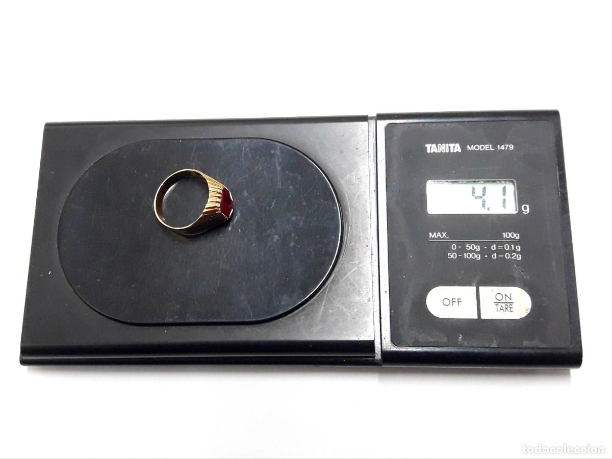 Joyeria: BELLO SELLO GALLONADO EN ORO DE LEY CON GRANATE - Foto 14