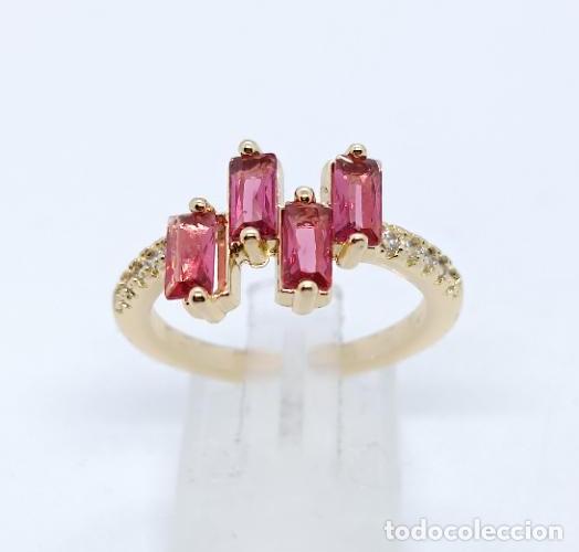 Joyeria: Preciosos anillo de lujo en oro con rub&iacute;s engastados - Foto 3