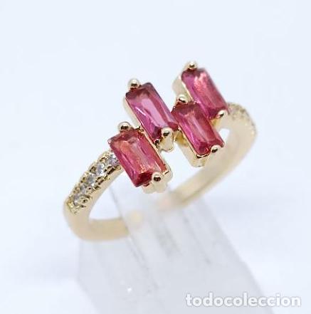 Joyeria: Preciosos anillo de lujo en oro con rub&iacute;s engastados - Foto 4