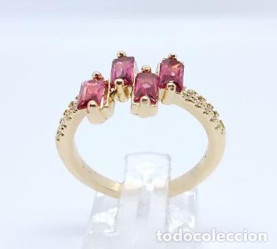 Joyeria: Preciosos anillo de lujo en oro con rub&iacute;s engastados - Foto 5