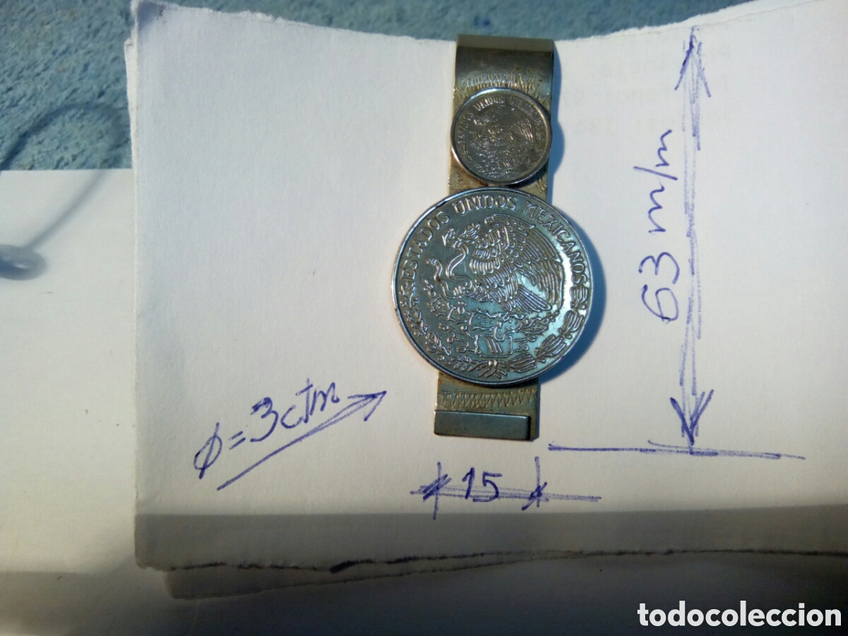 Joyeria: Pinza de plata porta billetes - Foto 3