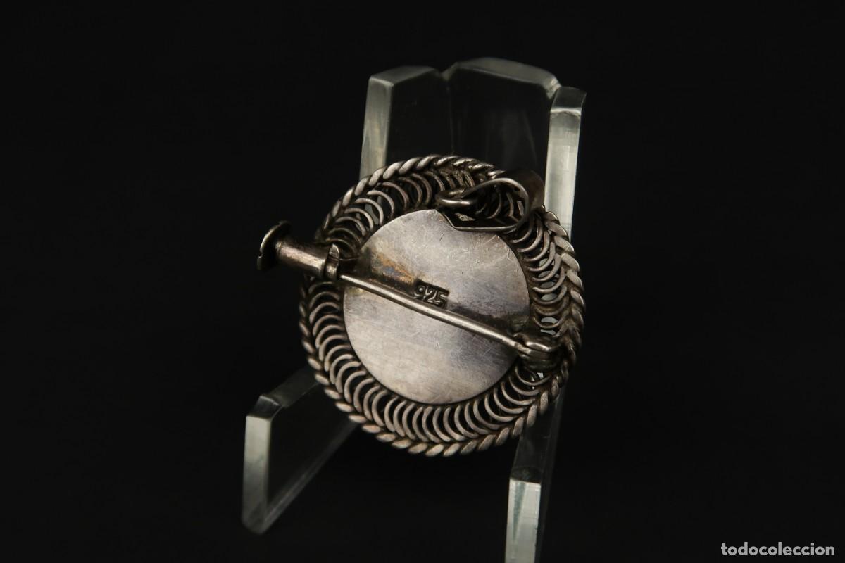 Joyeria: Antiguo Broche de Plata - Foto 5