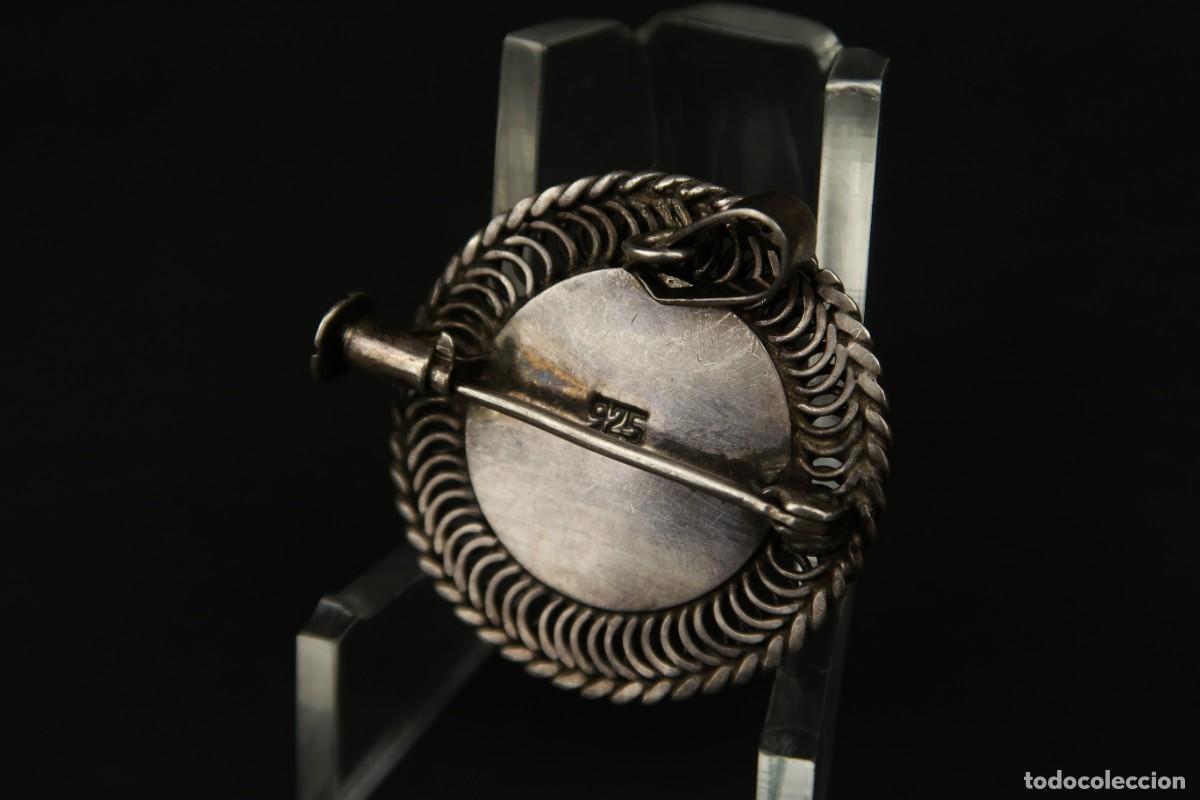 Joyeria: Antiguo Broche de Plata - Foto 6