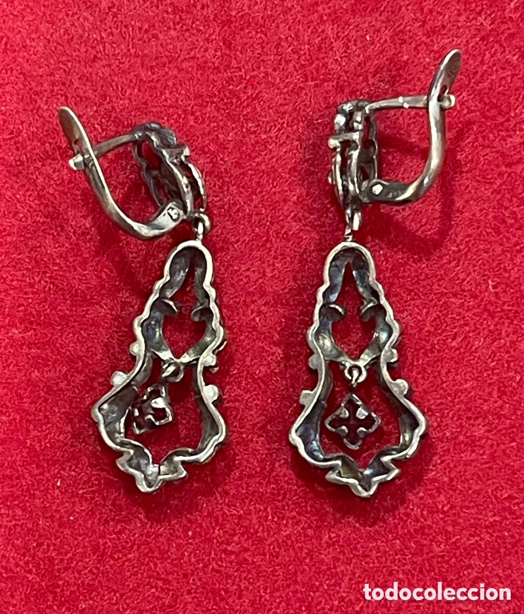 Joyeria: Bonitos pendientes en plata de ley. - Foto 2