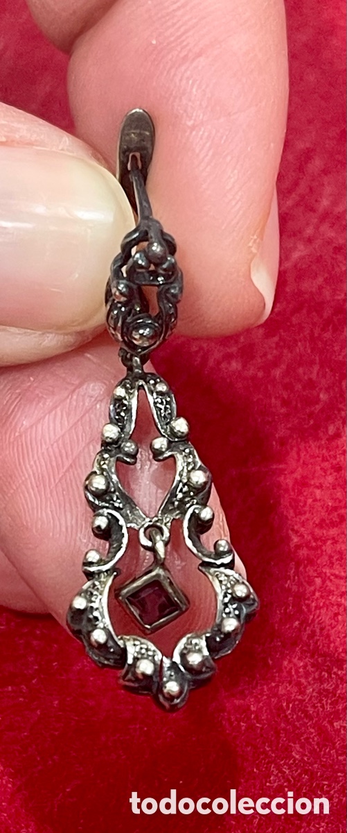 Joyeria: Bonitos pendientes en plata de ley. - Foto 3