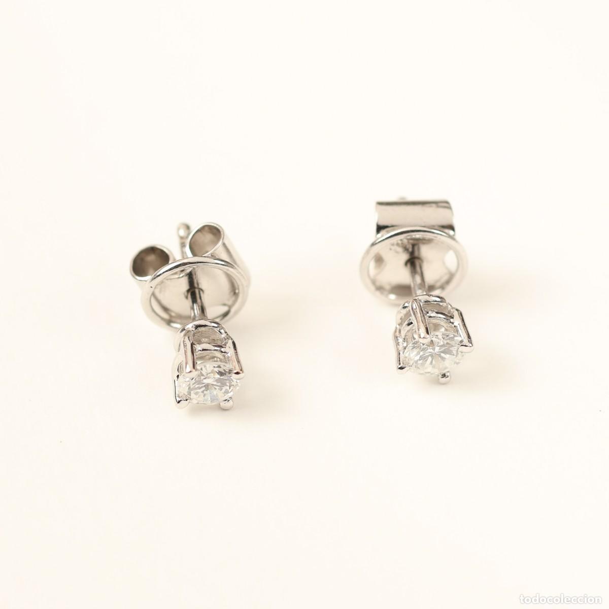 Joyeria: Pendientes dormilonas oro y diamantes - Foto 3