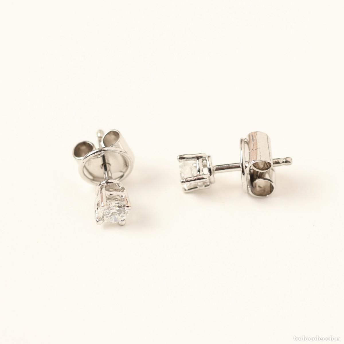 Joyeria: Pendientes dormilonas oro y diamantes - Foto 4