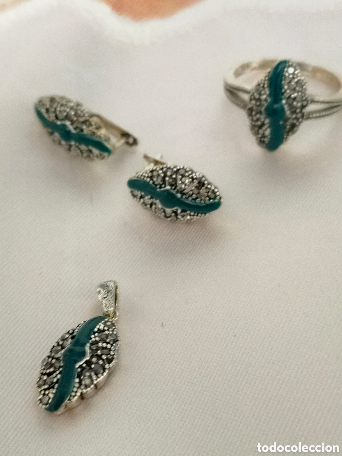 Joyeria: Juego plata de ley y esmalte - Foto 3