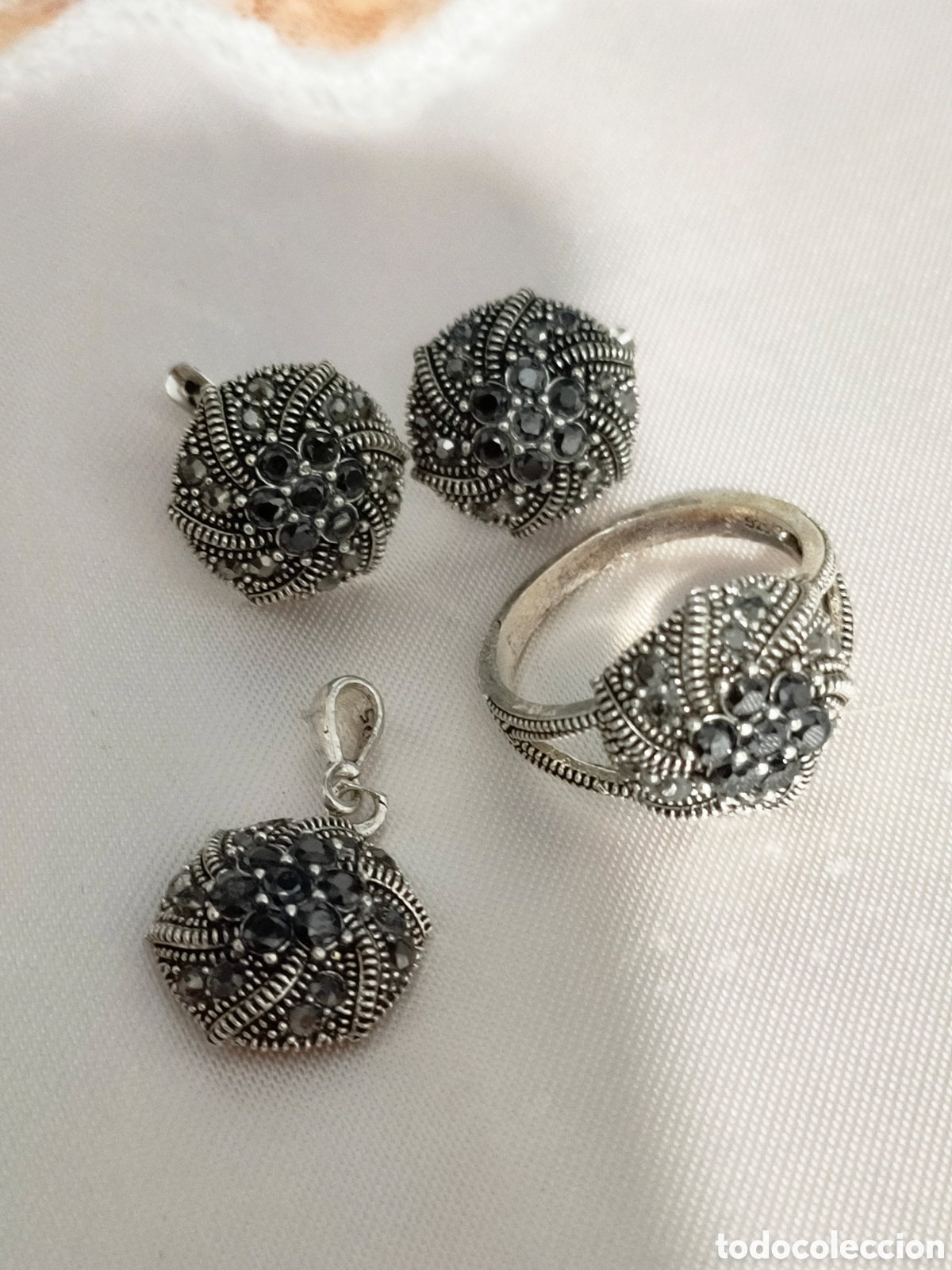 Joyeria: Juego 4 piezas plata ley - Foto 4