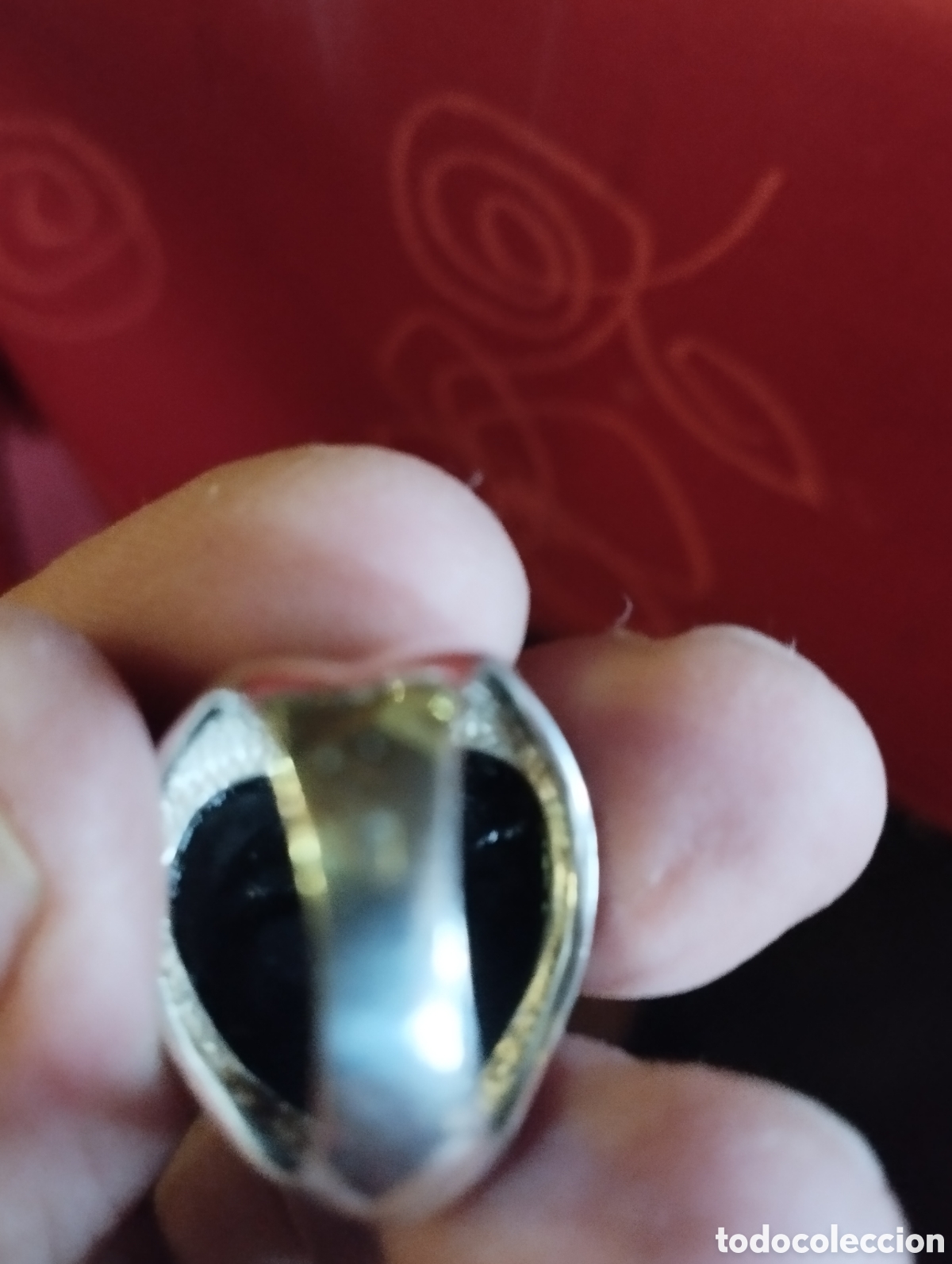 Joyeria: Anillo Tous plata y Onix negro - Foto 4
