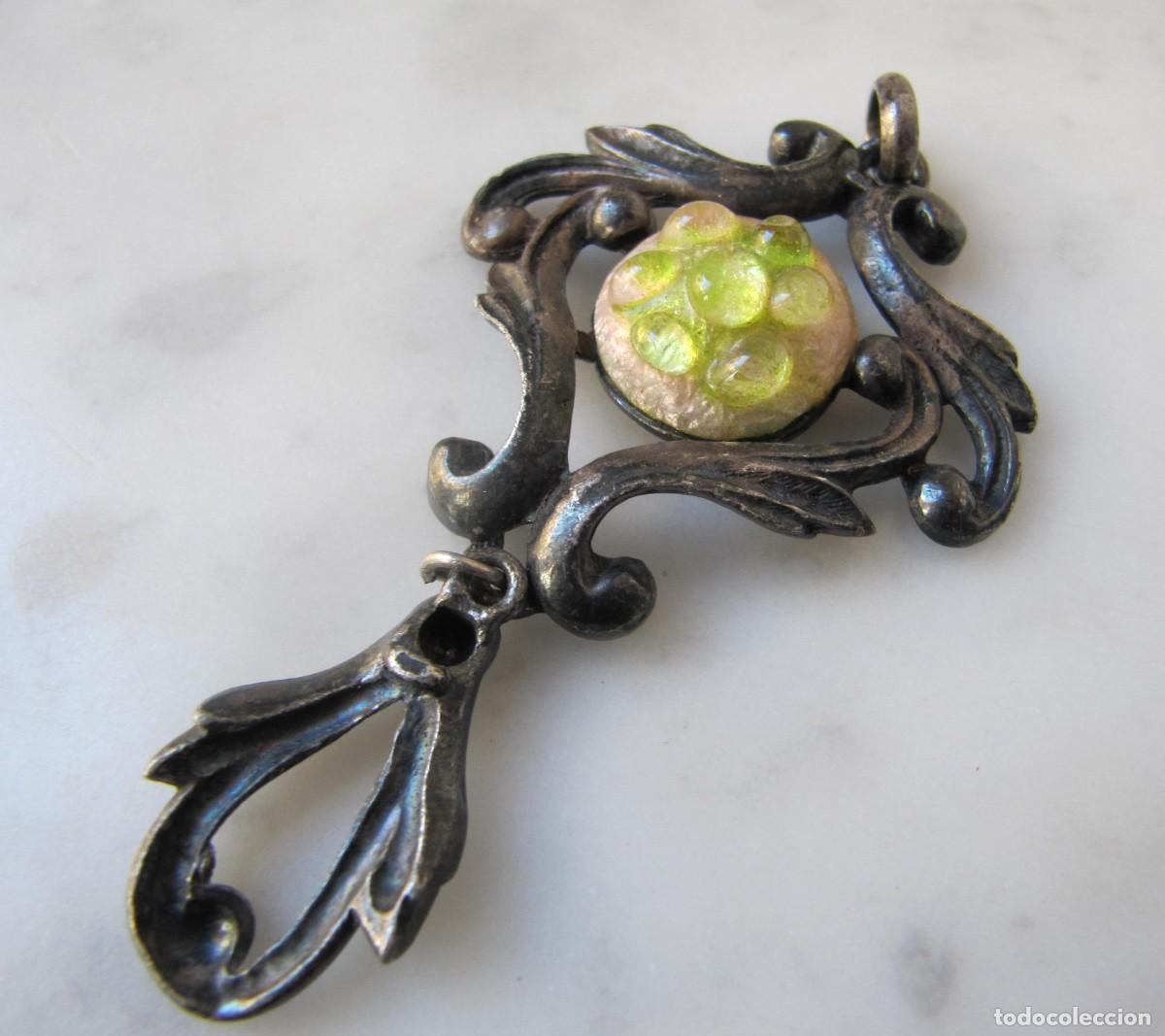 Joyeria: colgante de estilo modernista y esmalte - Foto 3