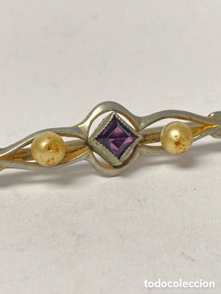Joyeria: Broche plateado antiguo/B2 - Foto 2