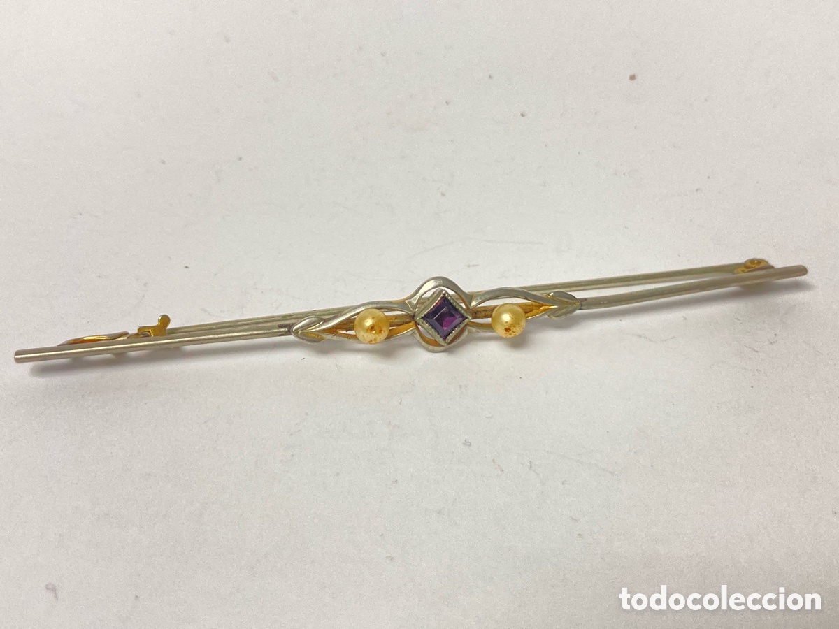 Joyeria: Broche plateado antiguo/B2 - Foto 1