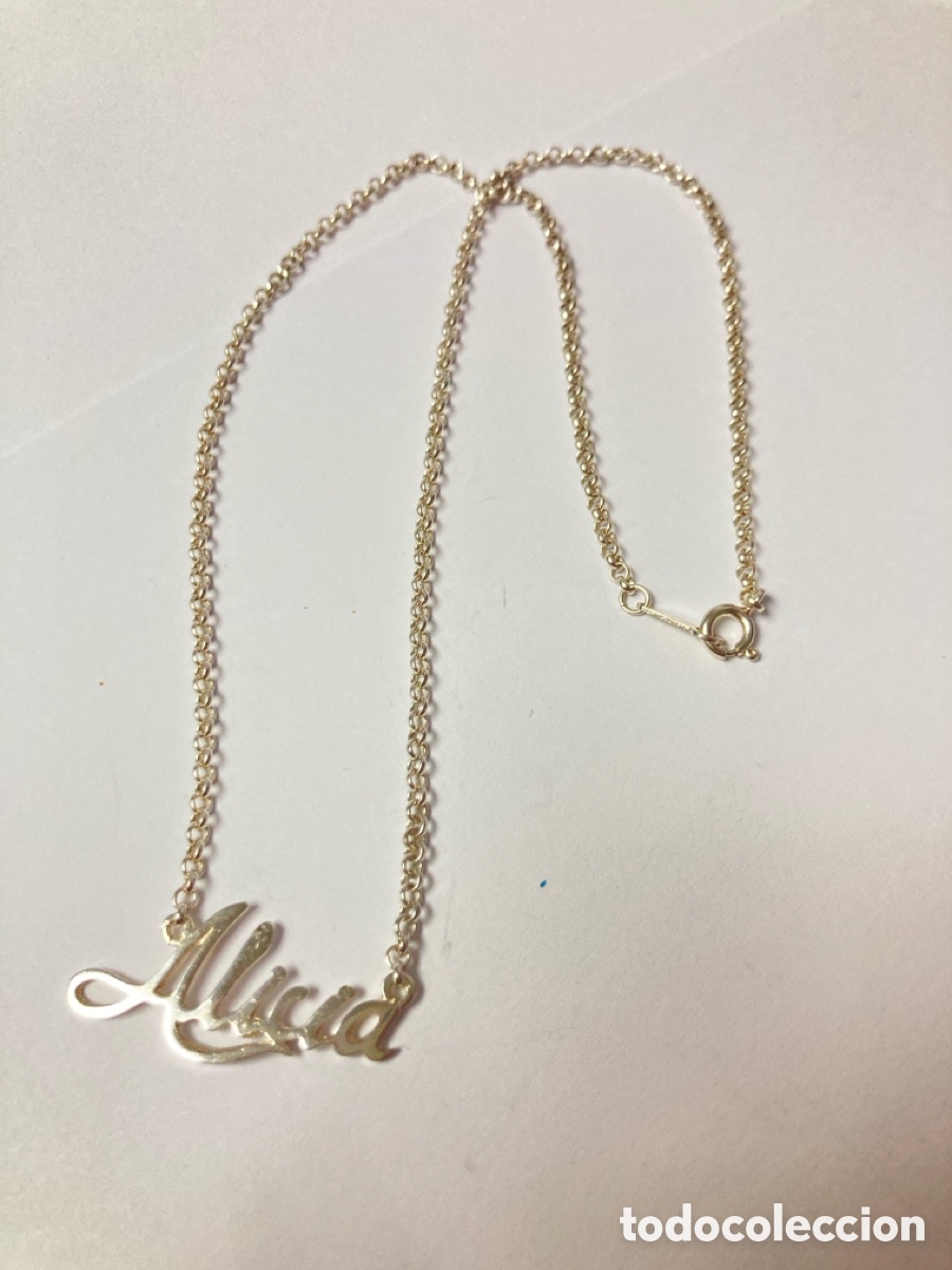 Joyeria: Gargantilla con centro ALICIA en plata / CC40 - Foto 3