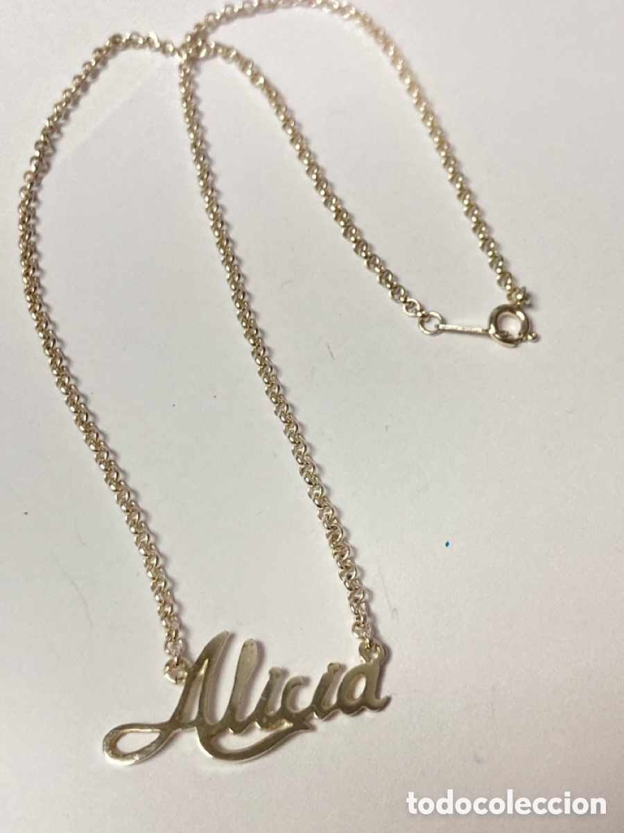 Joyeria: Gargantilla con centro ALICIA en plata / CC40 - Foto 1