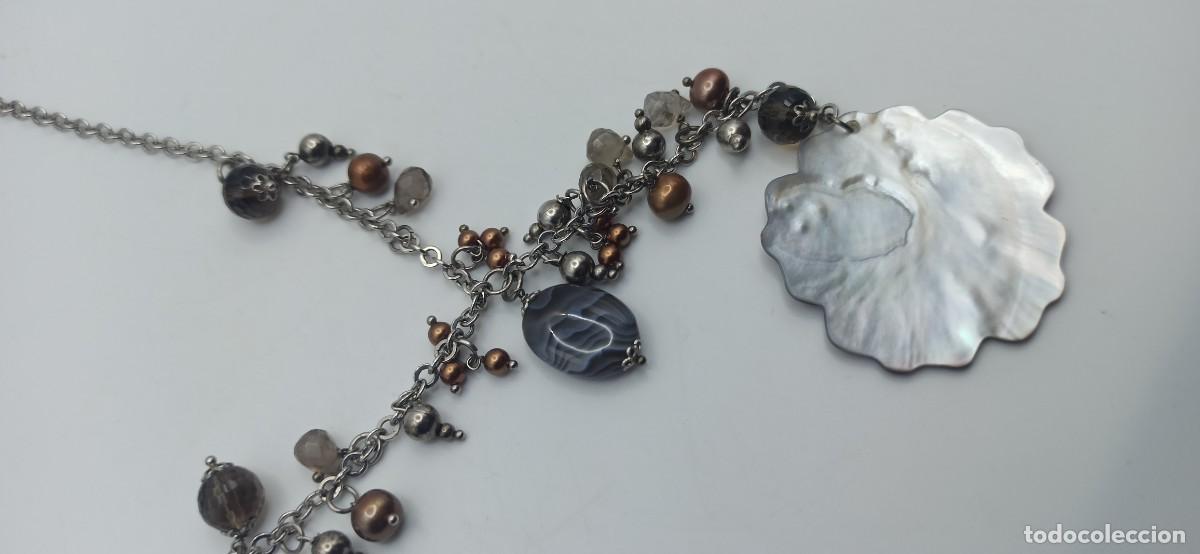 Joyeria: Collar plata flor n&aacute;car - Foto 4
