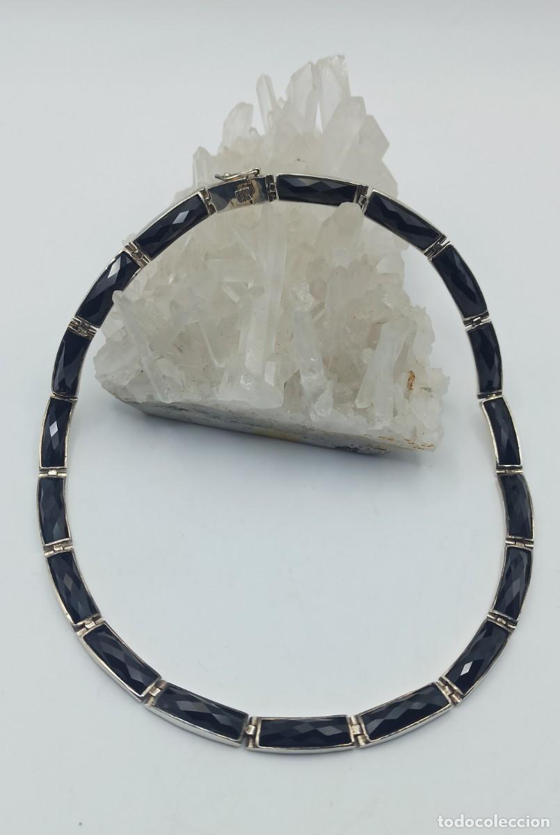 Joyeria: Collar Plata de Ley y &Oacute;nix tallado - Foto 1