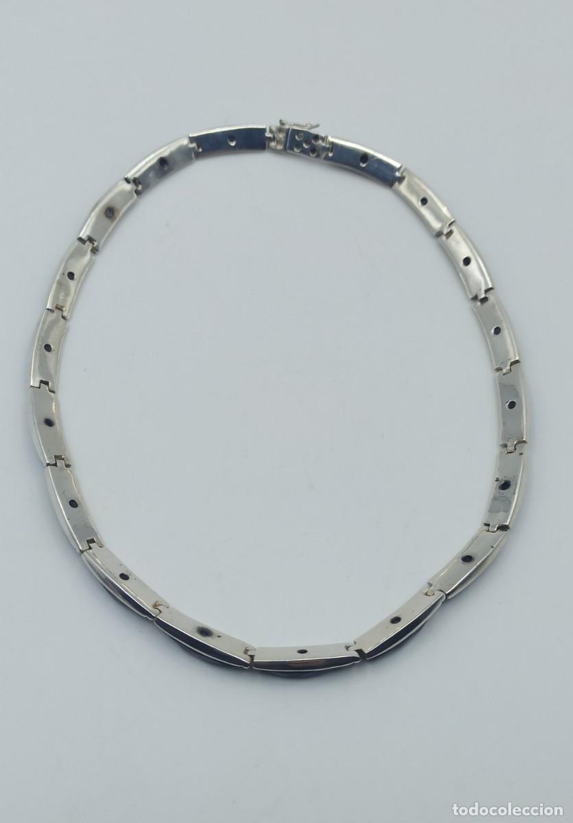Joyeria: Collar Plata de Ley y &Oacute;nix tallado - Foto 3