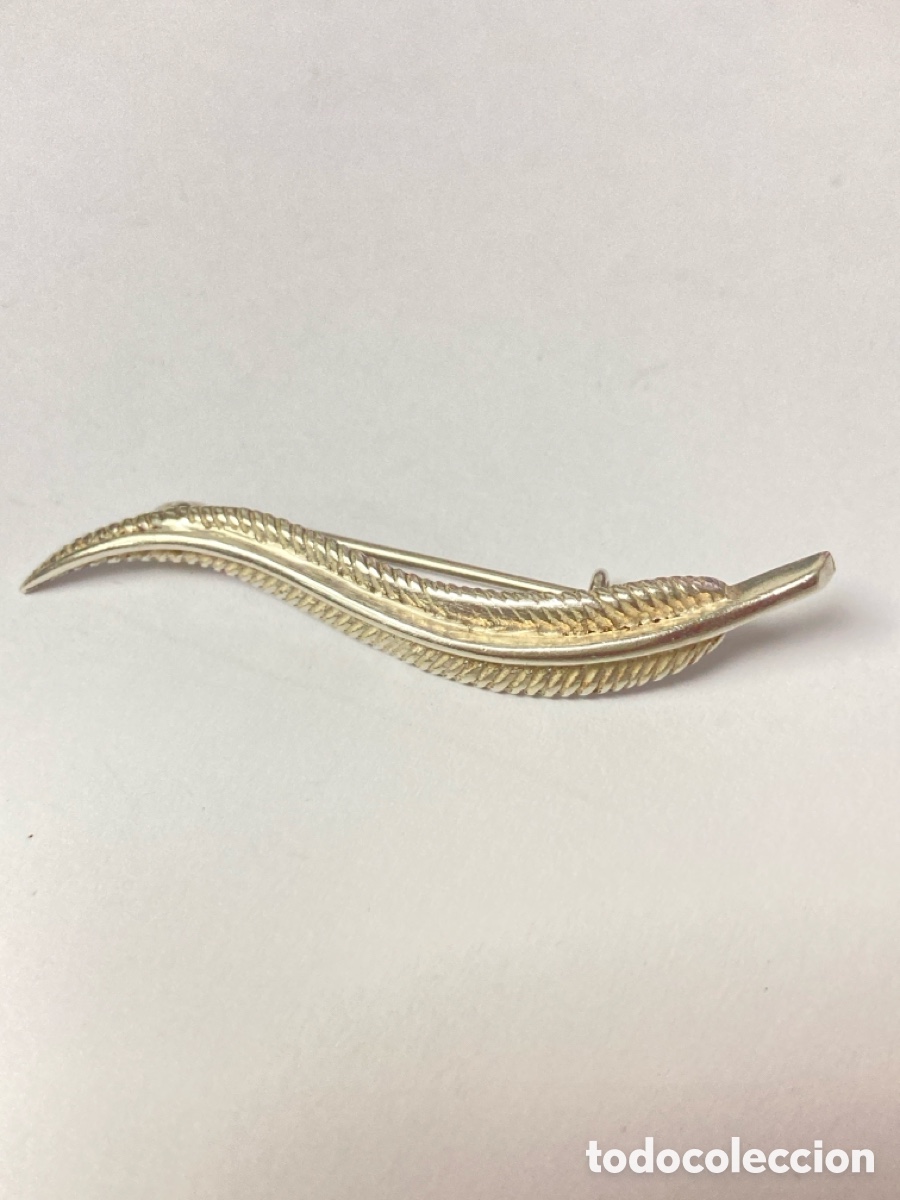 Joyeria: Broche de plata en forma de hoja/B2 - Foto 1