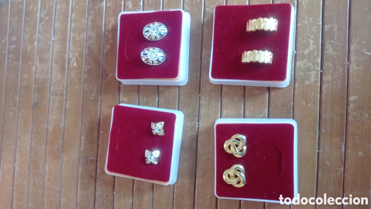 Joyeria: Pendientes chapado oro - Foto 6