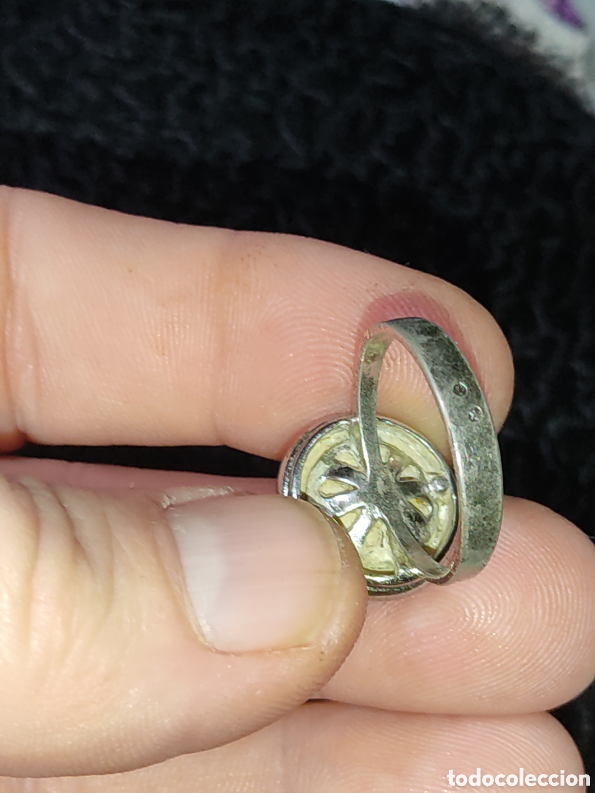 Joyeria: Anillo de plata contrastada y &oacute;nice blanco. - Foto 3
