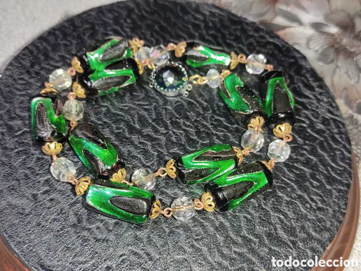 Joyeria: Collar de cristal de Murano.A&ntilde;os 50. - Foto 5