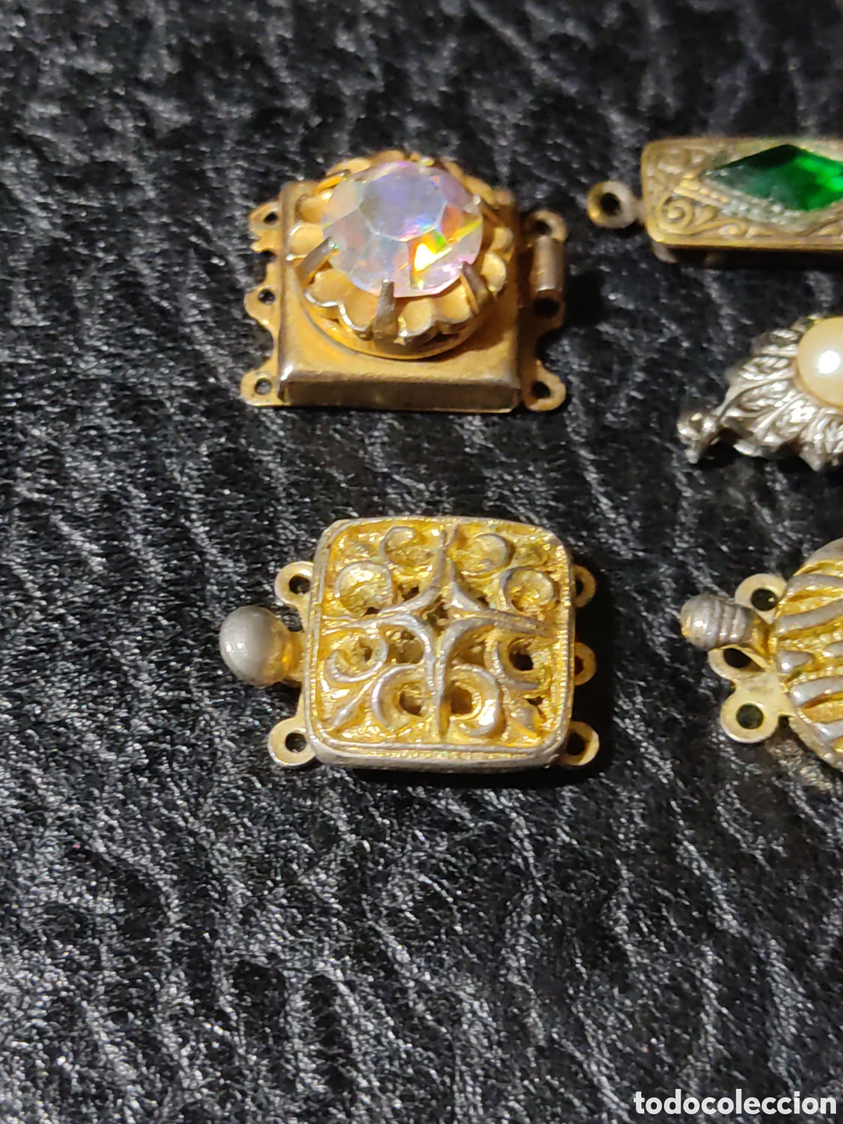 Joyeria: Cierre collar antiguo,los 5 que se ven. - Foto 3