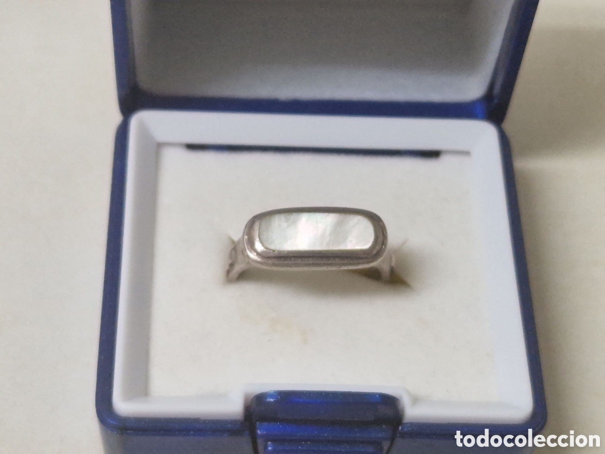 Joyeria: ANILLO DE PLATA DE LEY Y NACAR - Foto 7