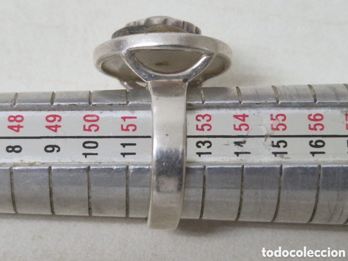 Joyeria: BONITO ANILLO DE PLATA Y NACAR - Foto 3