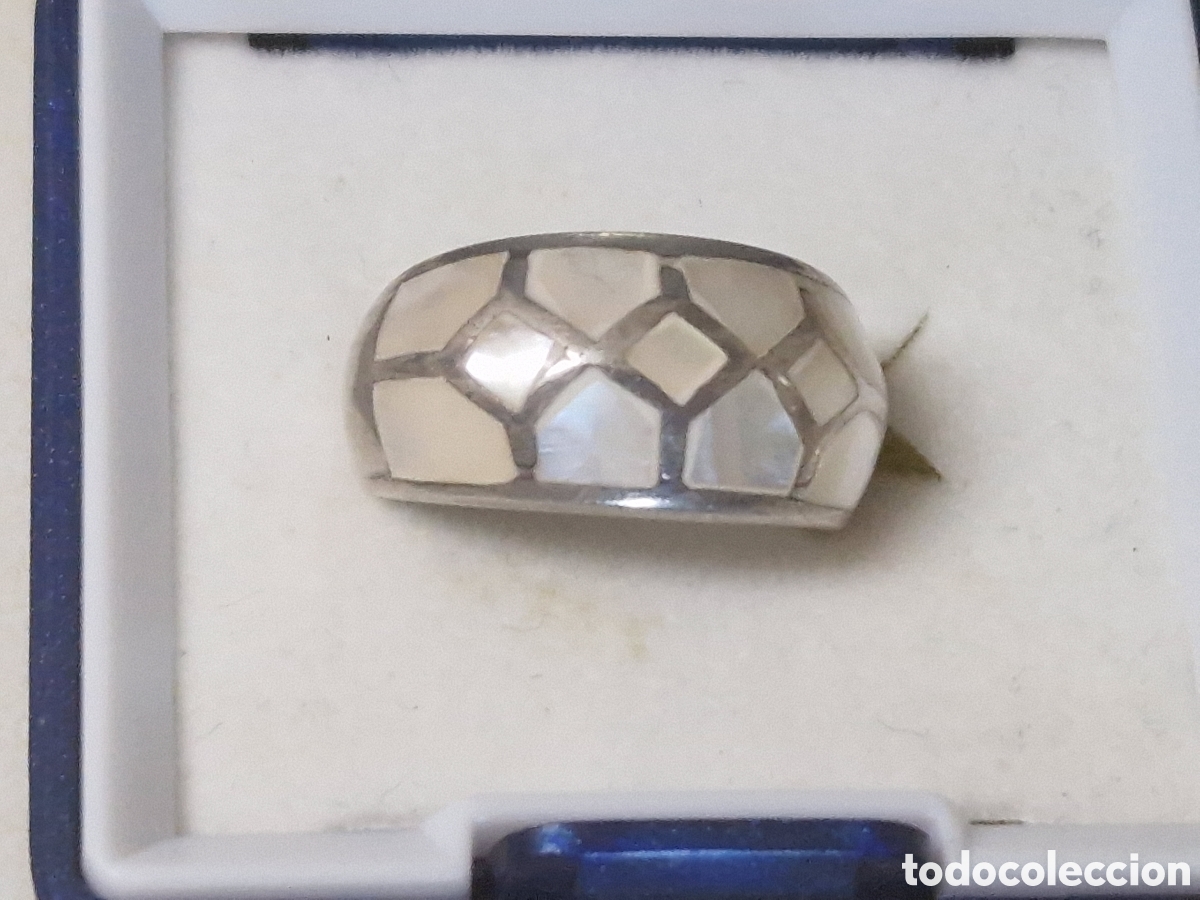 Joyeria: BONITO ANILLO PLATA Y NACAR - Foto 2